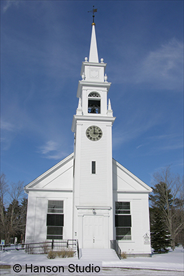 Sandwich, NH - Baptist Church - Winter